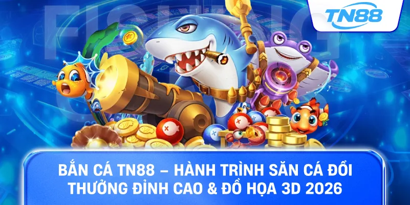 Bắn cá TN88 hành trình săn cá đổi thưởng đỉnh cao đồ hoạ 3D 2026
